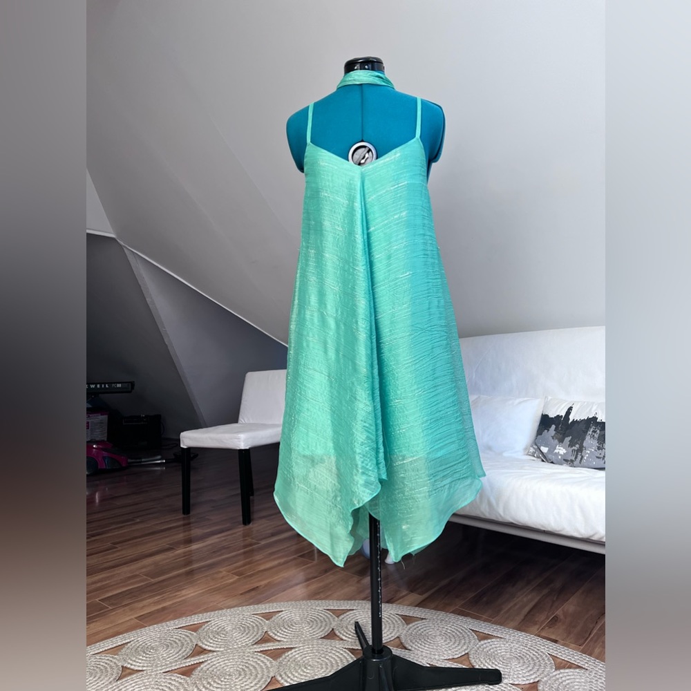 Anthropologie - HD IN Paris, shimmery light green dress, size 4